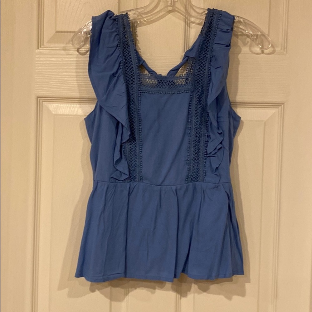 Womens top with crochet detail